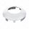 Universal Chrome Front Hubcap With Hubometer Hole - 1" Lip