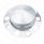 Chrome Pointed Front Axle Cover 3PC Kit For 1-1/2" Nut Cover - Aluminum Wheel