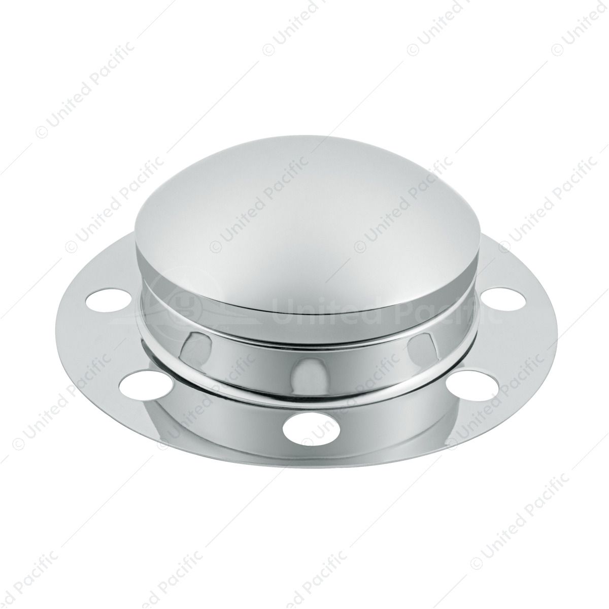 Chrome Dome Front Axle Cover 3PC Kit For Steel/Aluminum Wheel