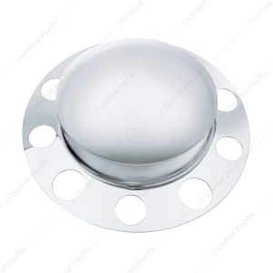 Chrome Dome Front Axle Cover 2PC Kit