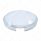 4 Even Notched Chrome Pointed Front Hubcap - 1" Lip