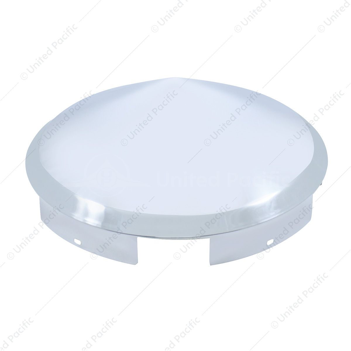 5 Even Notched Chrome Pointed Front Hubcap - 1" Lip