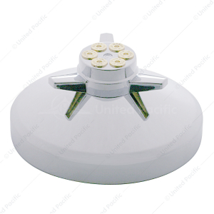 8" Rear Hubcap With Gun Cylinder Spinner