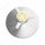 8" Chrome Rear Hubcap With Gun Cylinder Spinner