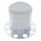 Chrome Dome Rear Axle Cover 3PC Kit For 1-1/2" Nut Cover - Steel Wheel