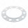 Chrome Beauty Ring For 33mm Lug Nut - Steel/Aluminum Wheel