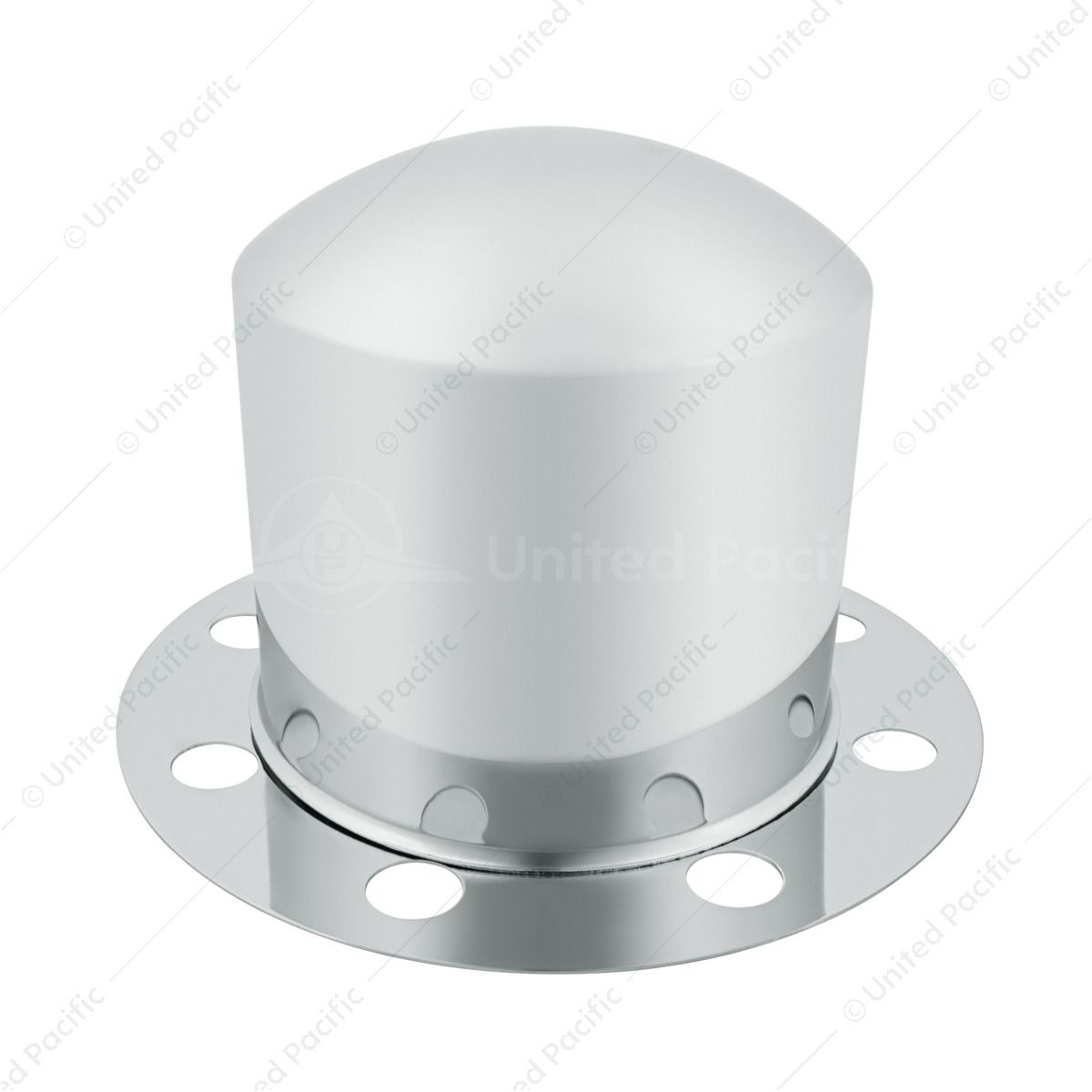 Chrome Dome Rear Axle Cover 2PC Kit For 33mm Nut Cover - Steel/Aluminum Wheel (8 Hole)