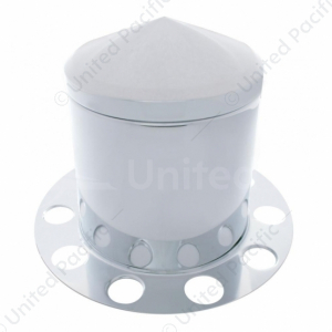 Chrome Pointed Rear Axle Cover 3PC Kit