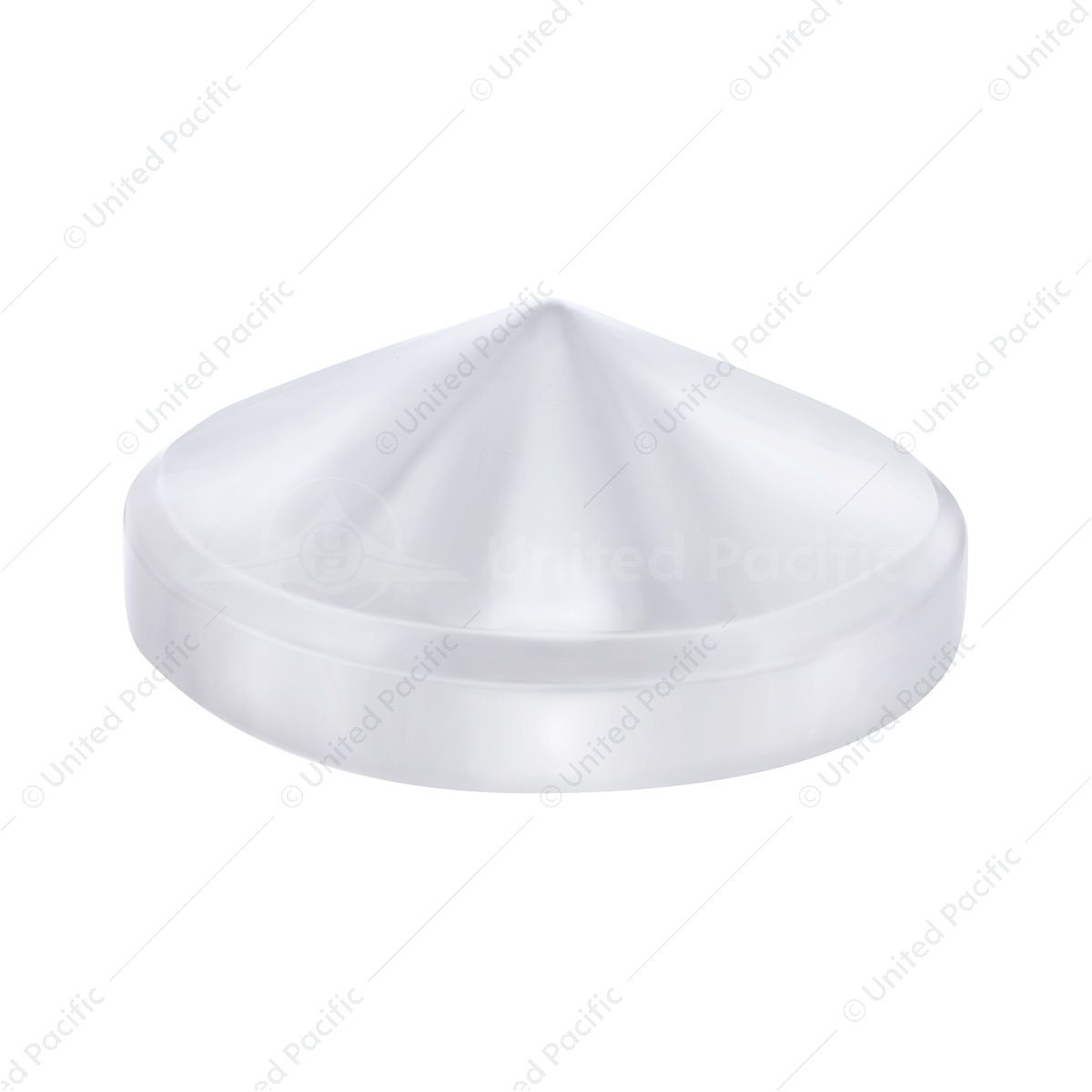 7-1/2" Chrome Pointed Rear Hubcap