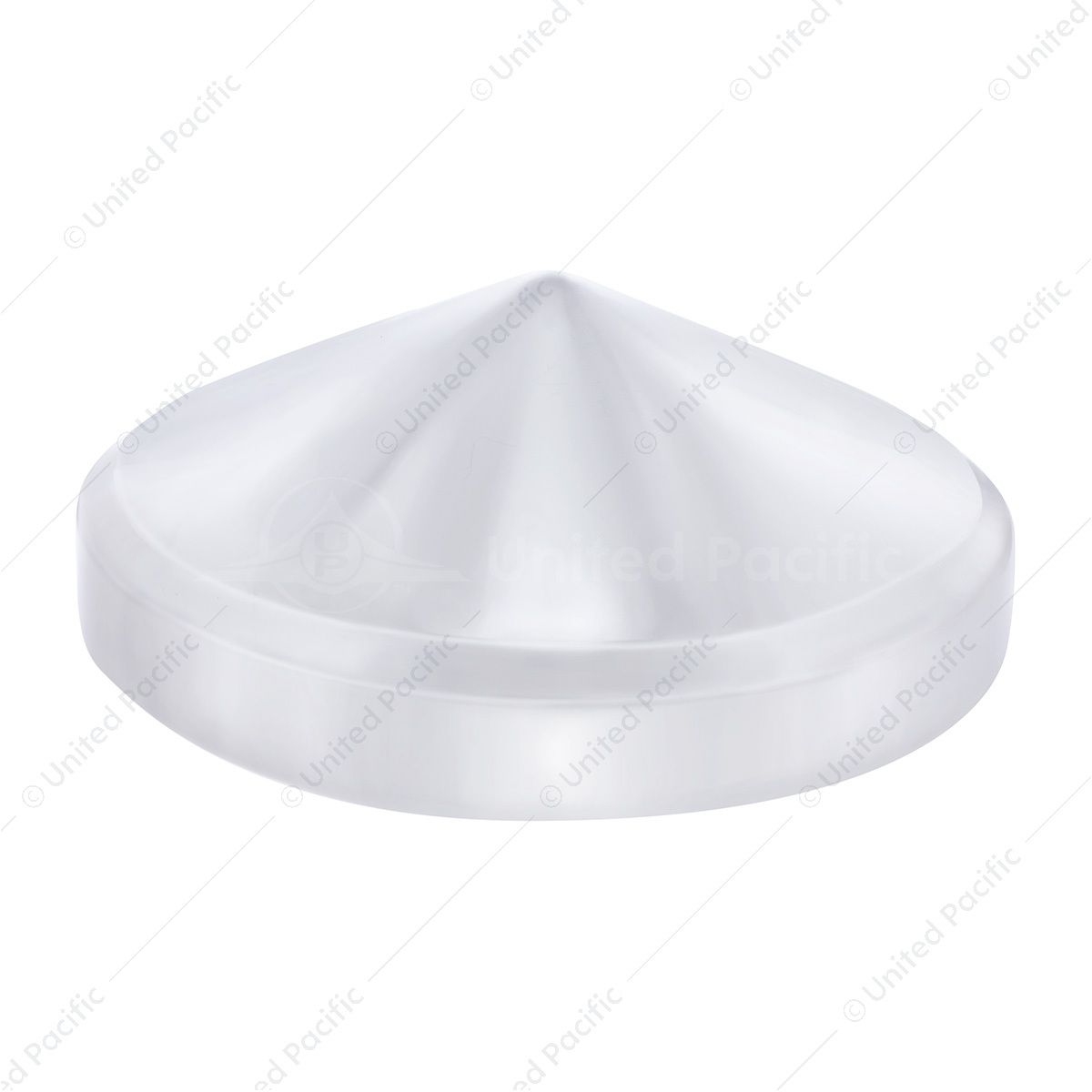 8" Chrome Pointed Rear Hubcap