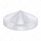 8" Chrome Pointed Rear Hubcap