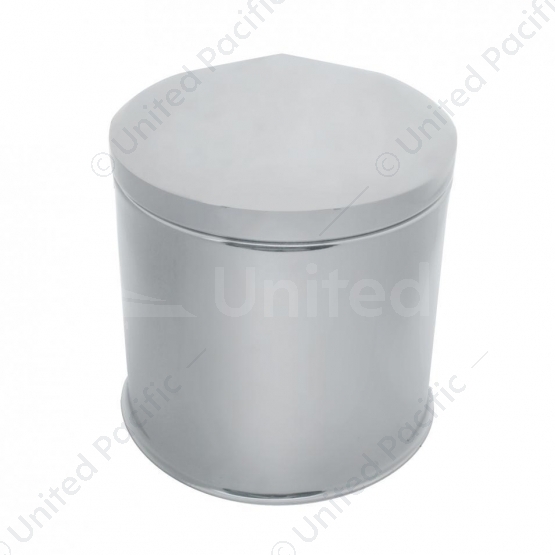 Pointed 2-Piece Style Rear Axle/Hub High Hat Only - Chrome