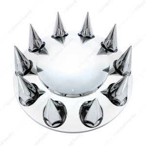 Dome Front Axle Cover With 33mm Spike Thread-On Nut Covers