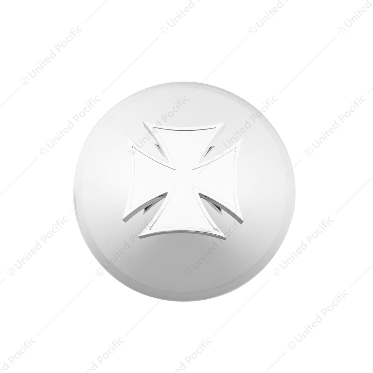 Chrome Cover With Iron Cross Spinner For UP Rear Axle Cover (Bulk)