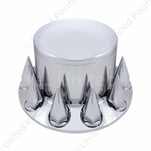 Dome Rear Axle Cover With 33mm Spike Thread-On Nut Covers