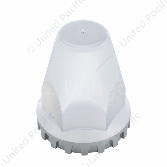 33mm X 2 3/4" Australian Volvo Nut Cover With Flange - Push-On (Bulk)