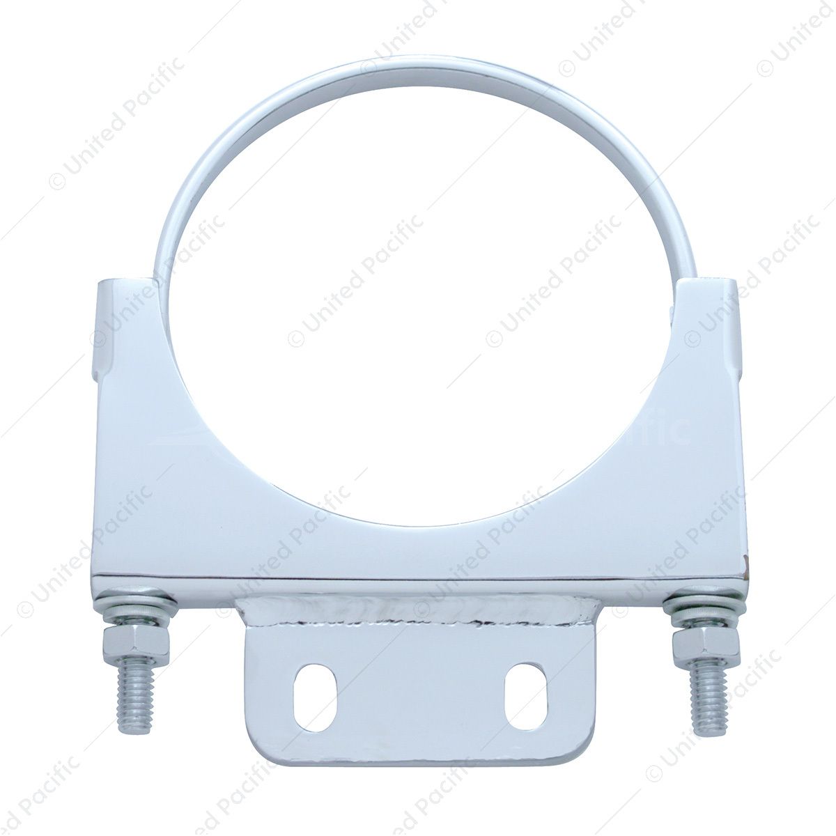5" Chrome Cab Exhaust Clamp For Peterbilt