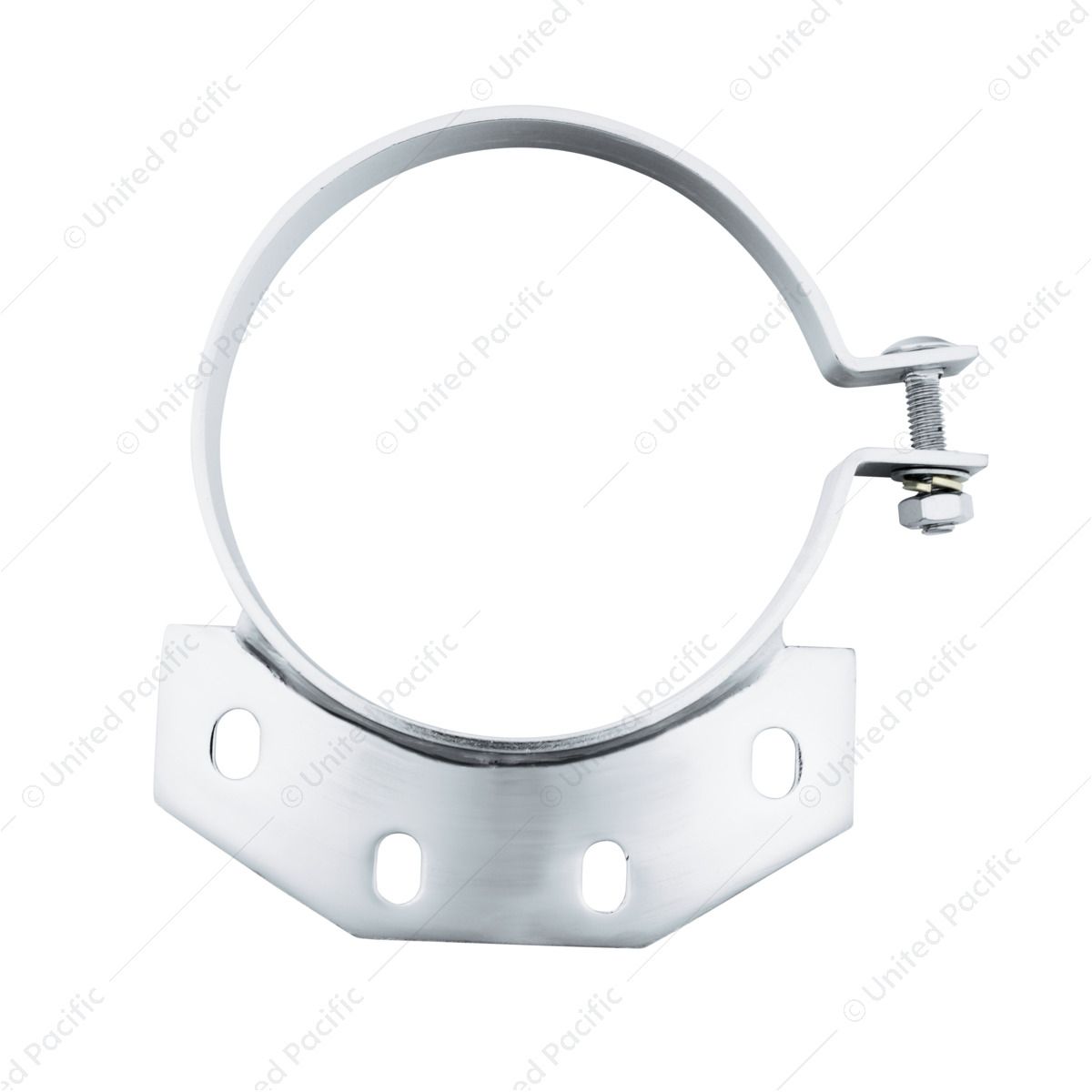 6" Chrome Exhaust Clamp For Peterbilt Ultra Cab