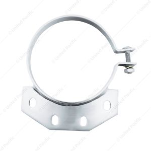 6" Chrome Exhaust Clamp For Peterbilt Ultra Cab