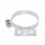 6" Chrome Exhaust Clamp For Peterbilt