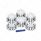 Pointed Axle Cover Combo Kit With 33mm Spike Thread-On Nut Covers & Nut Cover Tool - Chrome