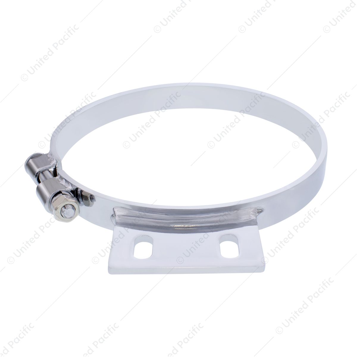 8" Chrome Cab Exhaust Clamp For Peterbilt