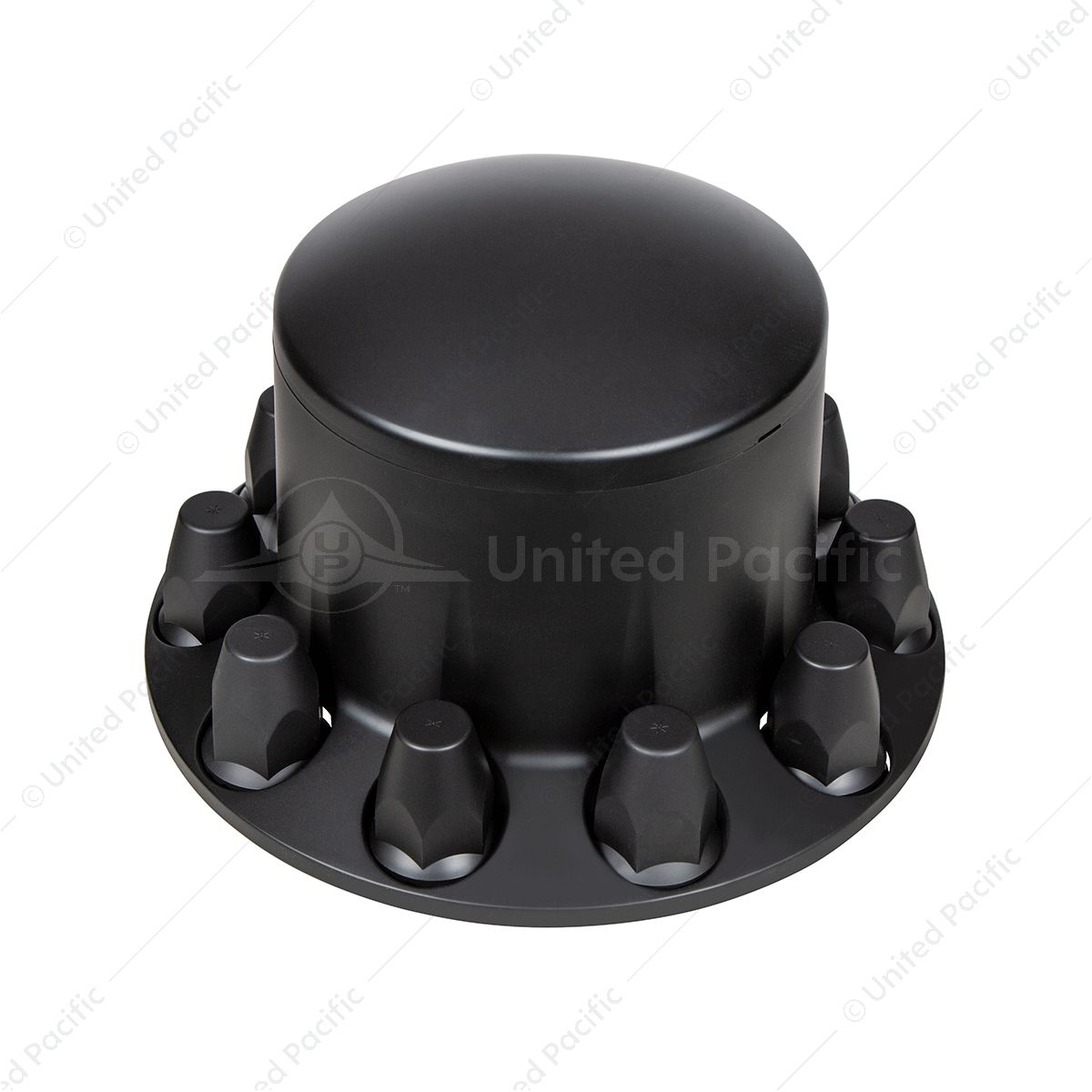 Dome Rear Axle Cover With 33mm Standard Thread-On Nut Covers - Matte Black