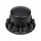Dome Rear Axle Cover With 33mm Standard Thread-On Nut Covers - Matte Black