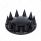 Dome Front Axle Cover With 33mm Spike Thread-On Nut Covers - Matte Black