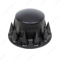 Dome Rear Axle Cover With 33mm Spike Thread-On Nut Covers - Matte Black