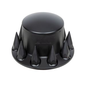 Dome Rear Axle Cover With 33mm Spike Thread-On Nut Covers - Matte Black