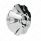 Rubicon Front Axle Cover Kit With 33mm Thread-On Nut Covers-Chrome