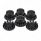 Dome Axle Cover Combo Kit With 33mm Standard Thread-On Nut Covers & Nut Cover Tool - Matte Black