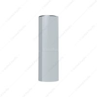 33mm X 6-1/2" Chrome Plastic Tall Cylinder Nut Cover - Thread-On (Bulk)