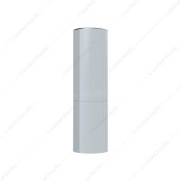 33mm X 7-1/4" Chrome Plastic Tall Cylinder Nut Cover - Thread-On (Bulk)