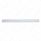 2" X 24" Chrome Top Mud Flap Plate - Welded Stud