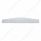 4" X 24" Chrome Louvered Bottom Mud Flap Plate -Welded Stud
