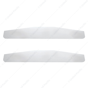 4" X 24" Chrome Standard Bottom Mud Flap Plate - Welded Stud