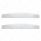 4" X 24" Chrome Standard Bottom Mud Flap Plate - Welded Stud (Pair)