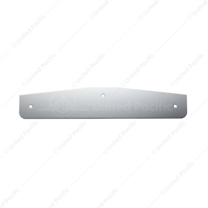 4" X 20" Chrome Standard Bottom Mud Flap Plate - Bolt Thru