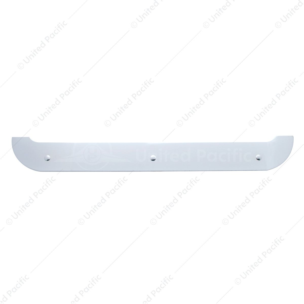 4" X 24" Chrome Contour Bottom Mud Flap Plate - Bolt Thru