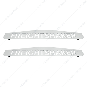 4" X 24" Chrome Freightshaker Bottom Mud Flap Plate - Welded Stud