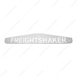 4" X 24" Chrome Freightshaker Bottom Mud Flap Plate - Bolt Thru