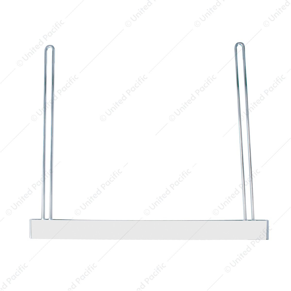 24" X 21" Chrome Anti-Sail Bracket - 2" Bottom