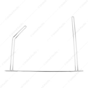 24" Chrome Angled Anti-Sail Bracket - Left Only