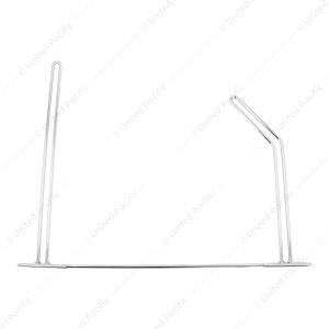 24" Chrome Angled Anti-Sail Bracket - Right Only