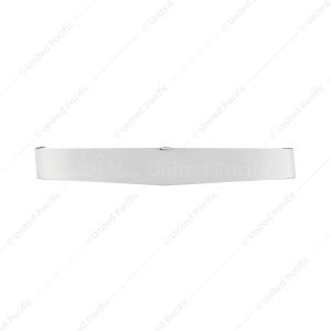 14-3/4" Wide Stainless Steel Visor For Dual 4" X 6" Headlight, Smooth Style