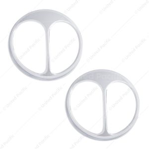 Chrome Cat's Eye Headlight Cover For 7" Headlight (Pair)