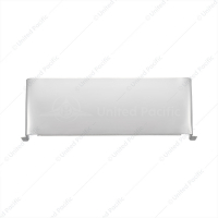 Stainless Steel Visor For 4" X 6" Rectangular Headlight, Curved Top Style