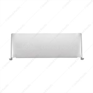 Stainless Steel Visor For 4" X 6" Rectangular Headlight, Curved Top Style